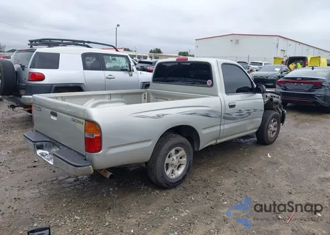 2000 Toyota Tacoma из США, поврежденный, VIN 5TENL42N0YZ706331